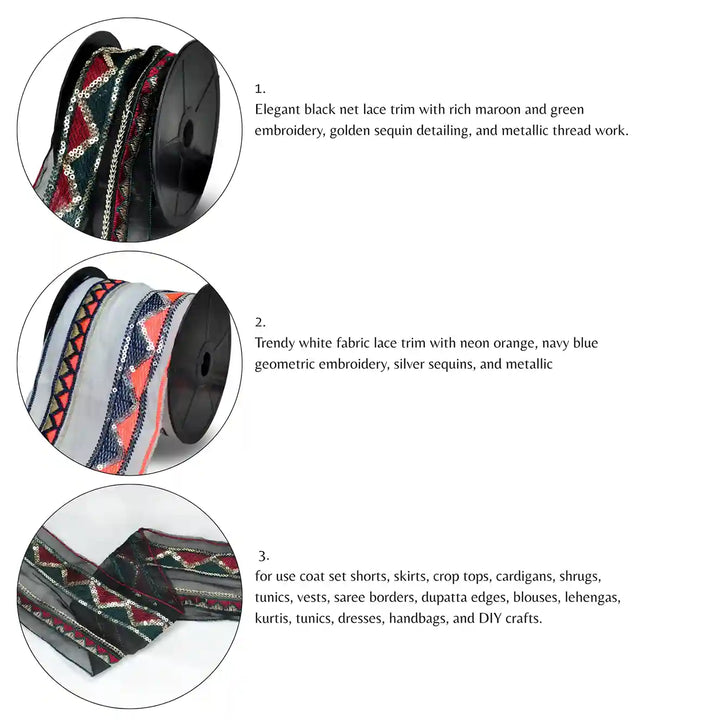 Sequins Lace | 2 Meters