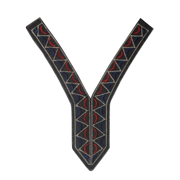 Vibrant Color V Neckline Patch