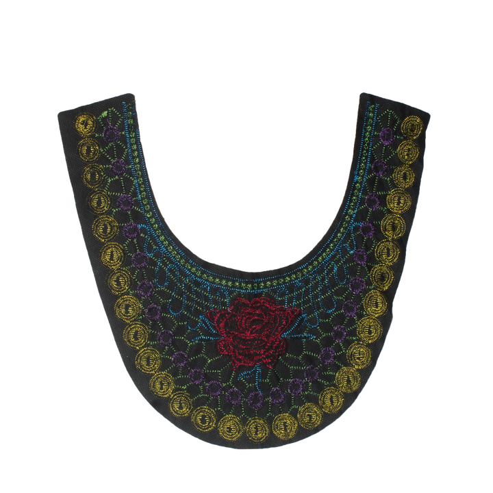 Majestic Rose Round Scoop Neckline Yoke
