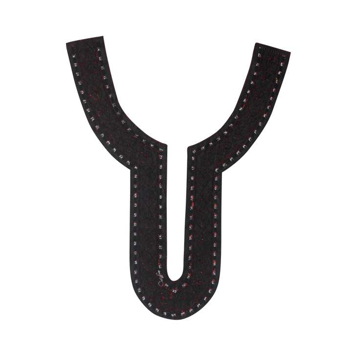 Embroidery U-Shaped Scoop Neckline Yoke