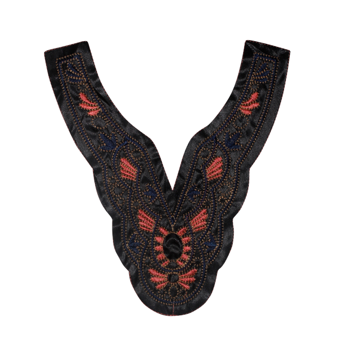 Floral Mesh Round Sweetheart Neckline