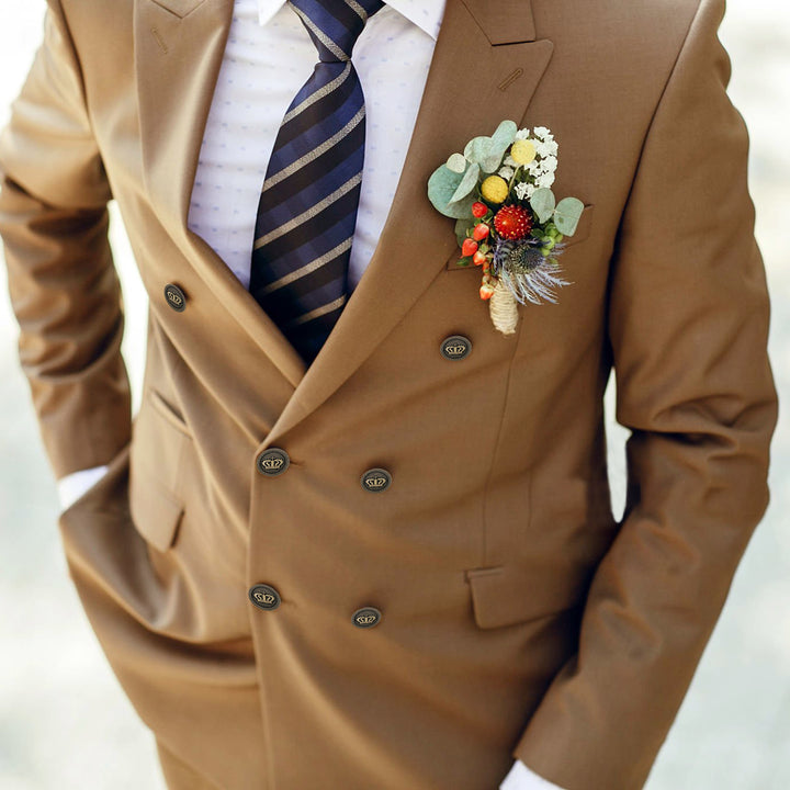 Regal Elegance Crown Buttons