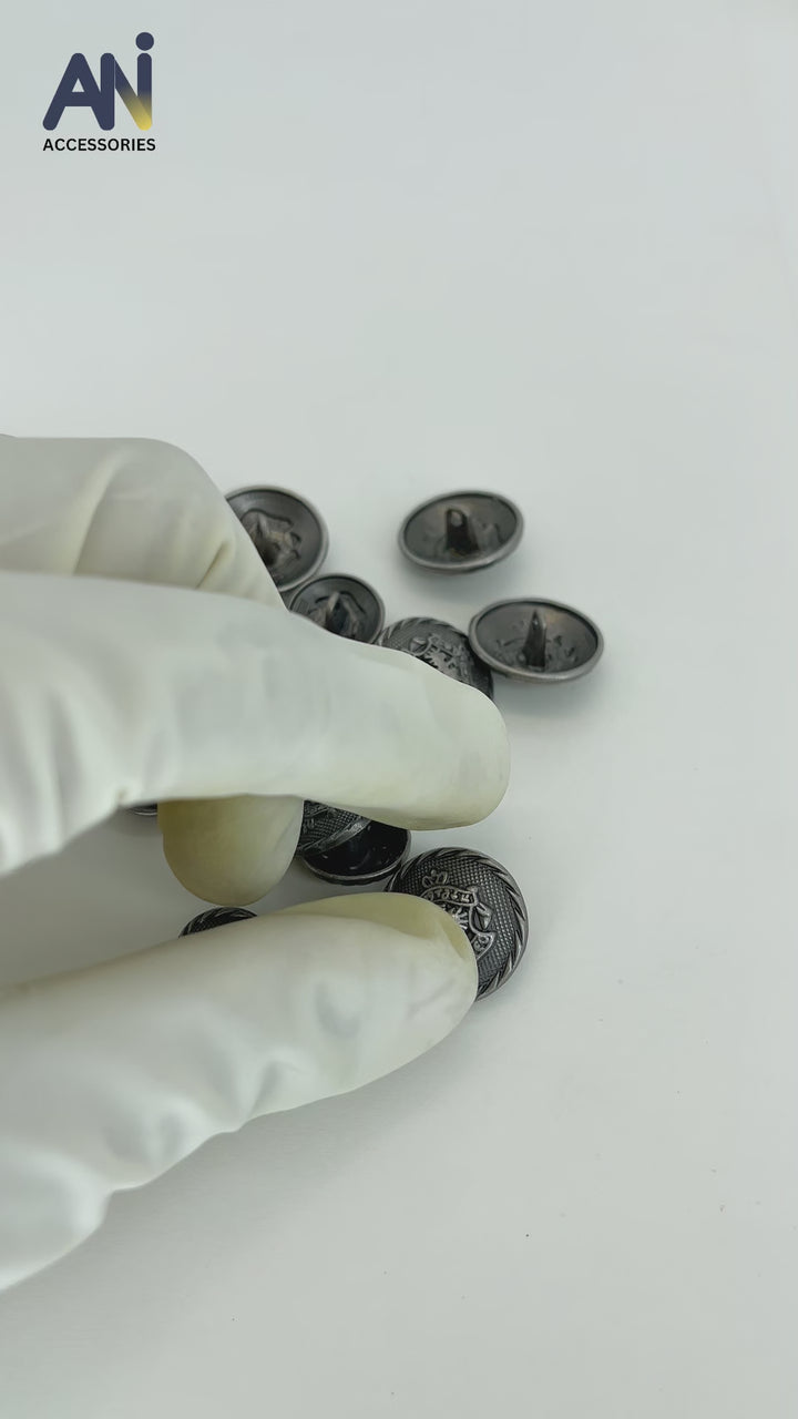 Heraldic Emblem Buttons for Clothing by ani accessories