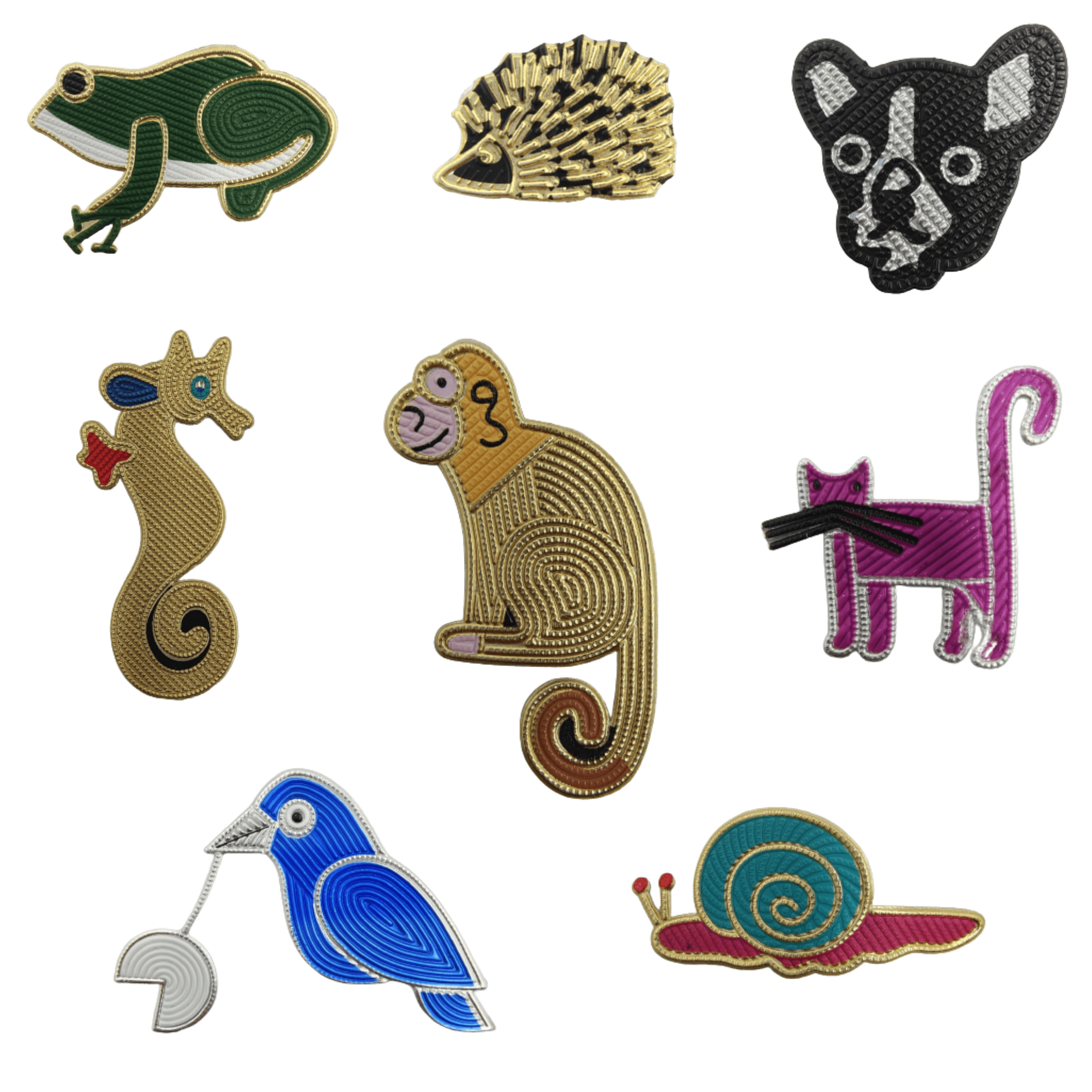 Animal Hot-Fix Patches (Pack Of Eight) – Ani Accessories