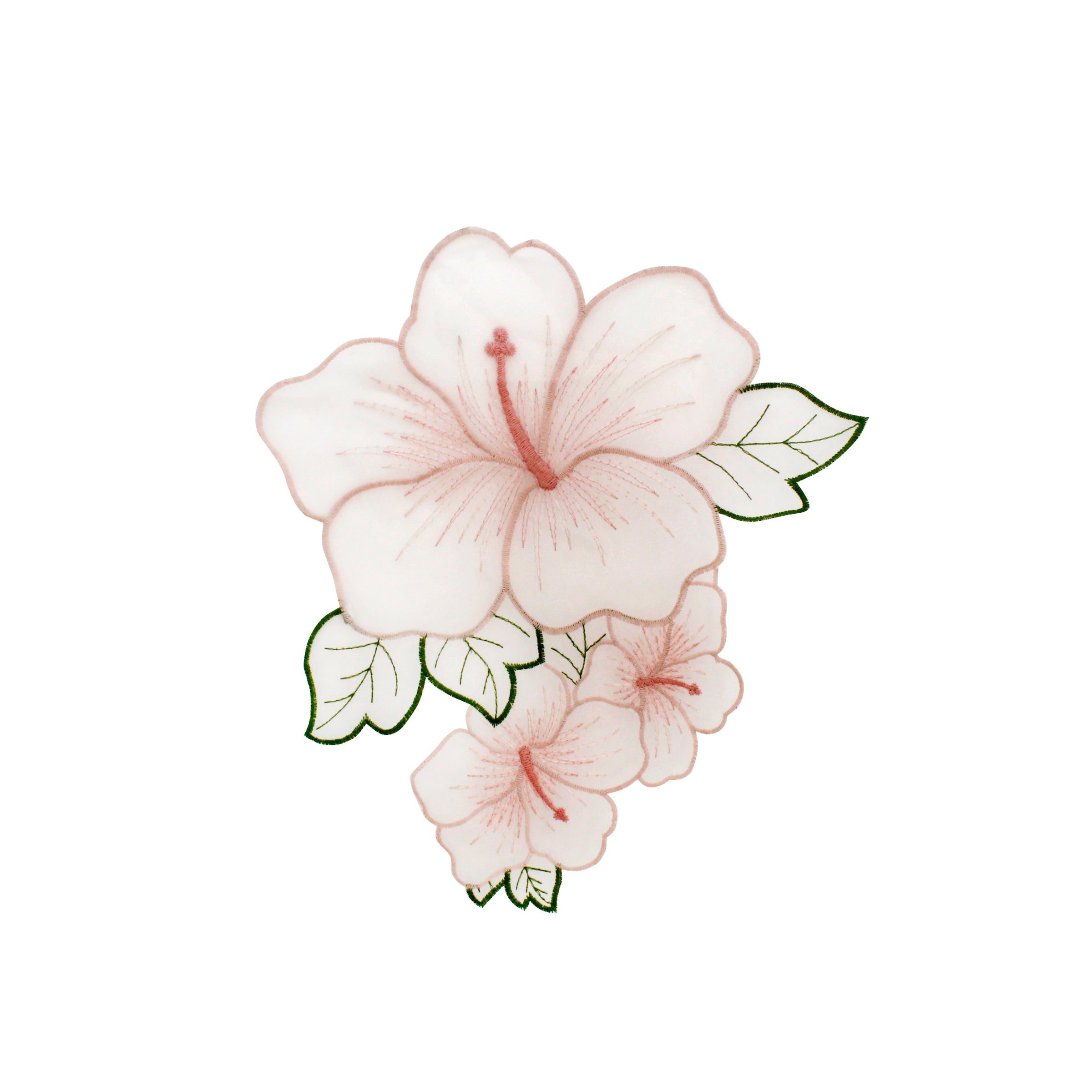 flower patch, organza patch, sew on patch, iron on patch 