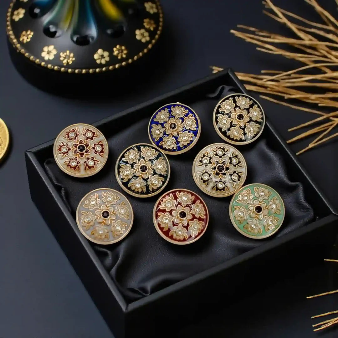 Jodhpuri buttons