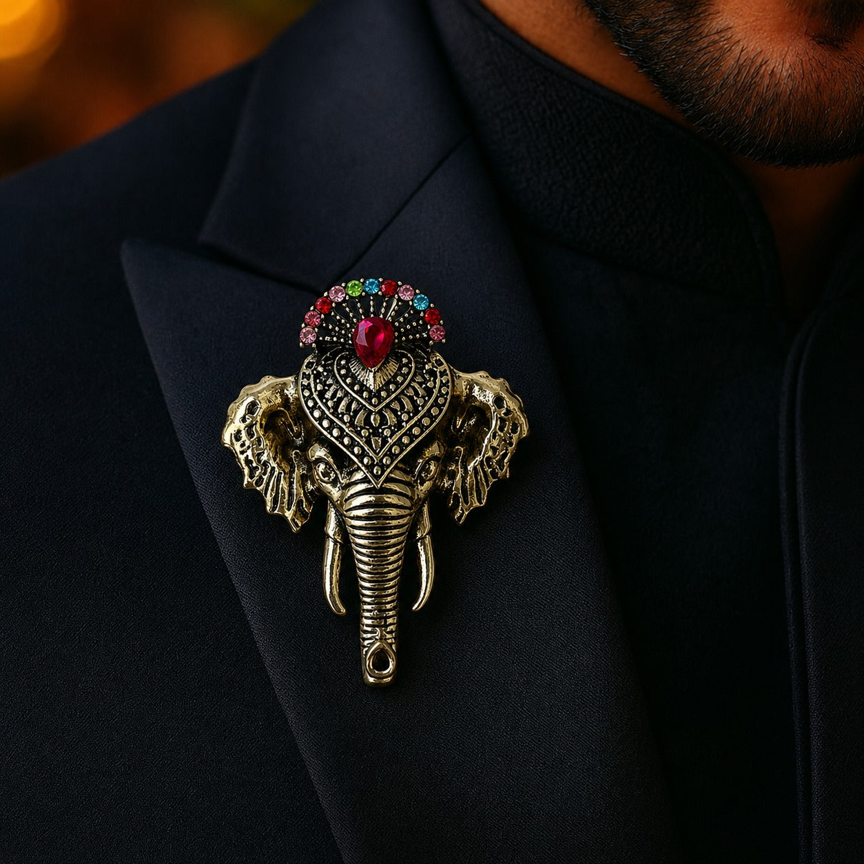 Jodhpuri Brooch
