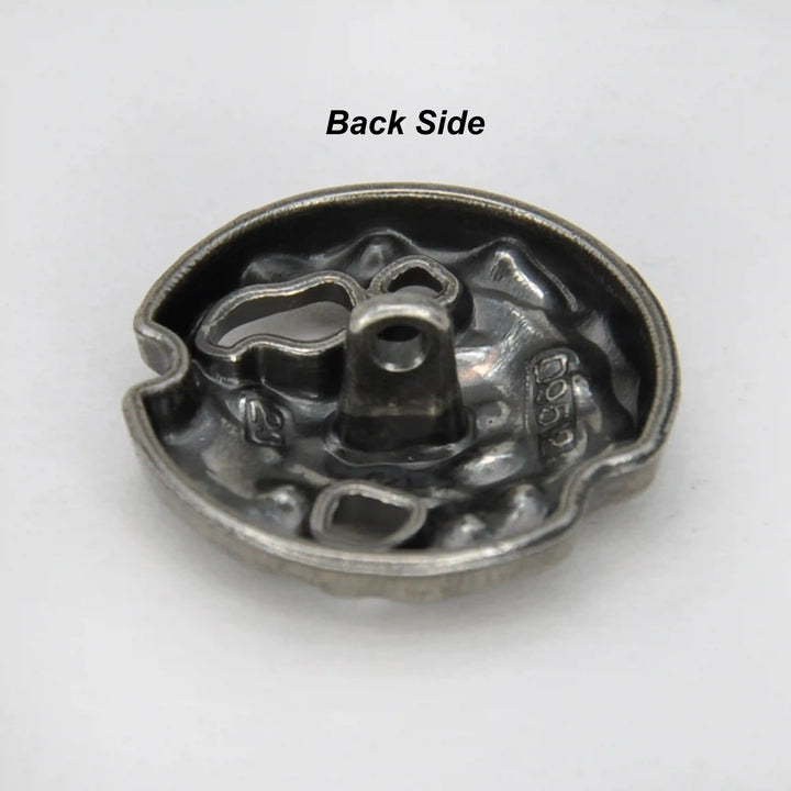 Nugget Style Metal Buttons | 15mm (24L), 18mm(28L) & 23mm(36L)