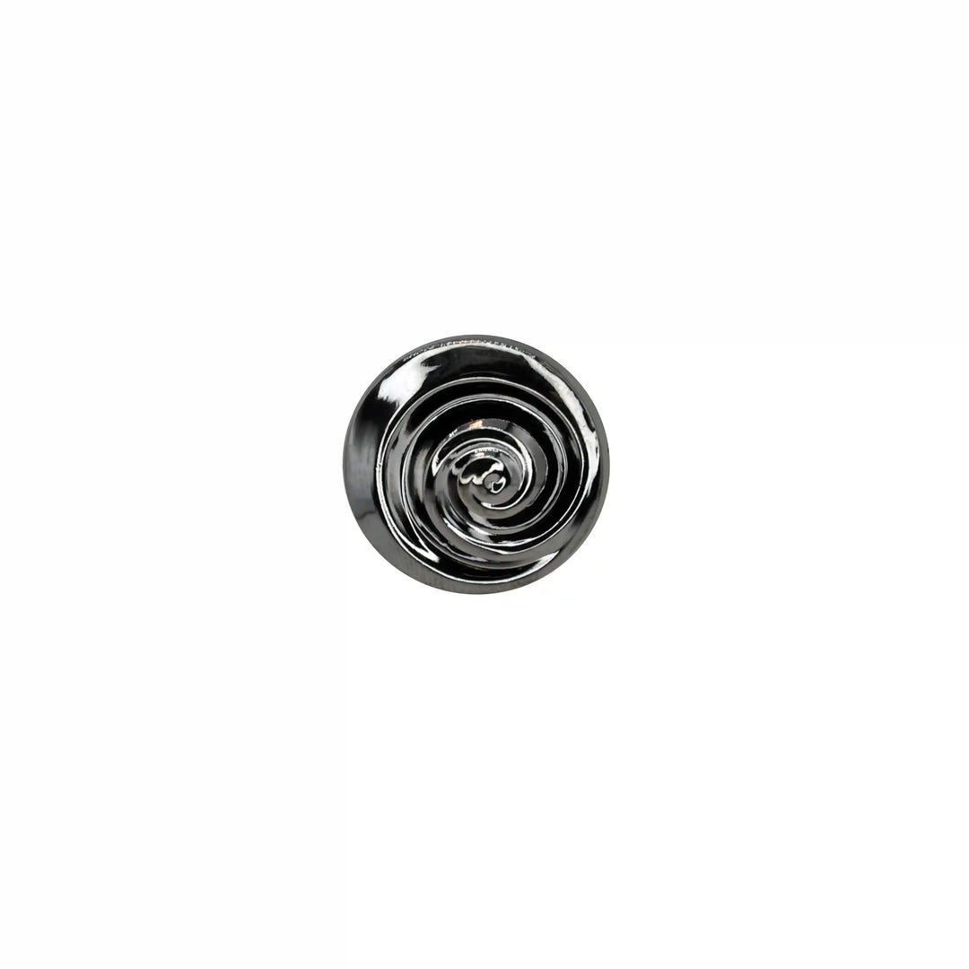 Spiral Style Metal Buttons | 23mm, 18mm & 15mm