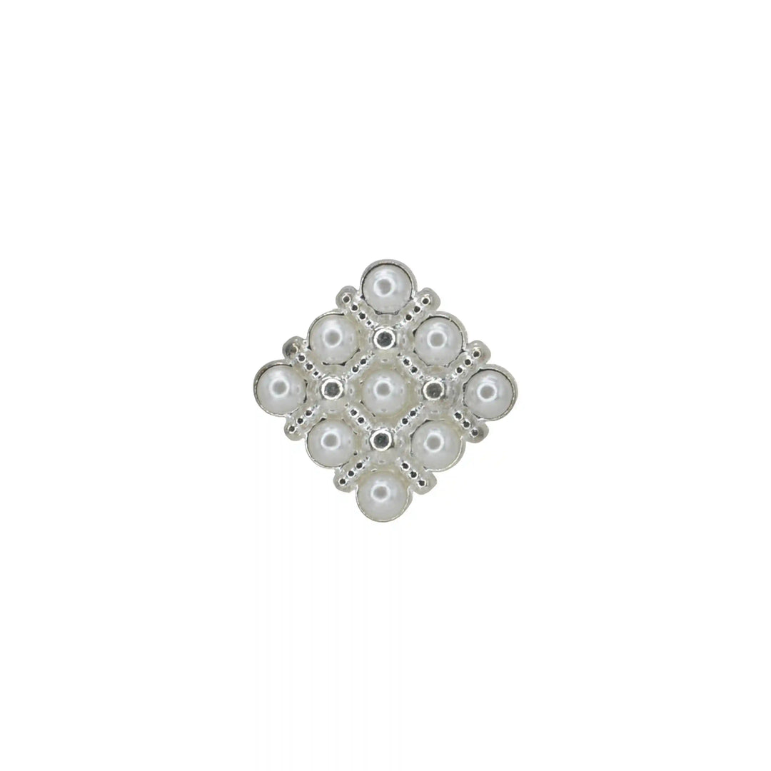 Pearl Square Medallion Button | 20mm, 18mm & 15mm