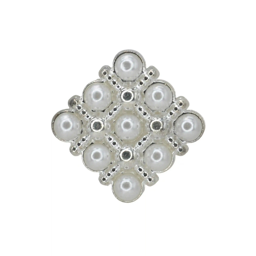 Pearl Square Medallion Button | 20mm, 18mm & 15mm