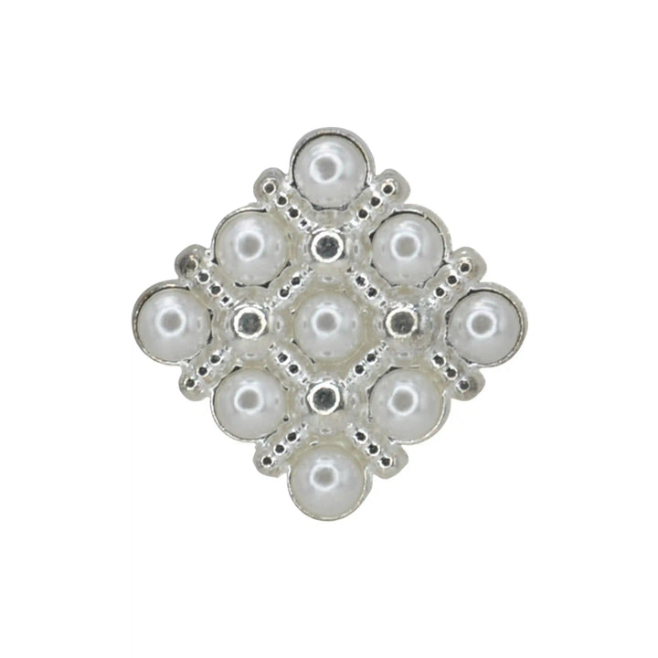 Pearl Square Medallion Button | 20mm, 18mm & 15mm
