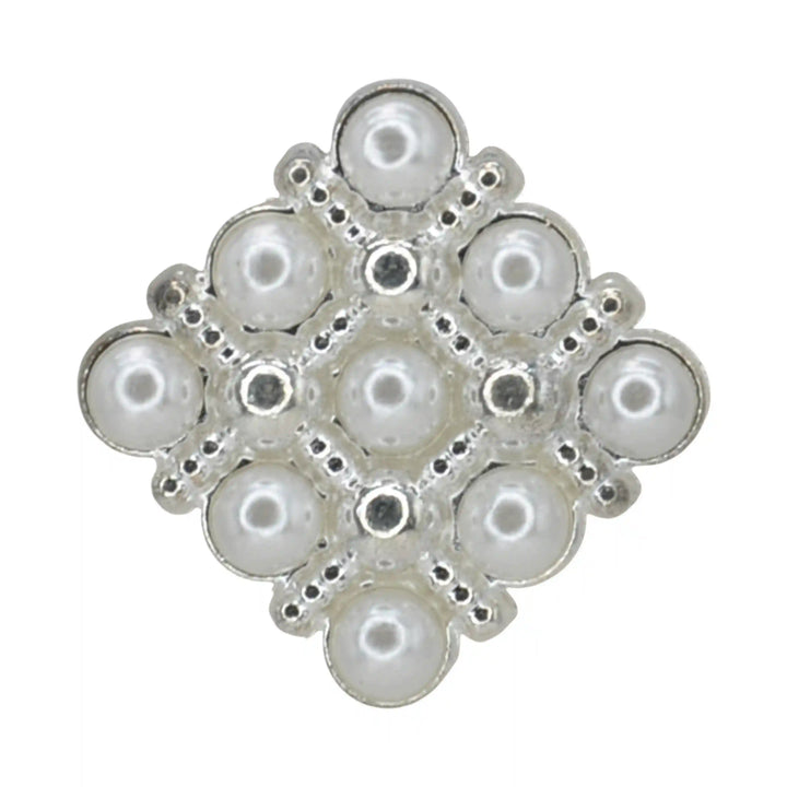 Pearl Square Medallion Button | 20mm, 18mm & 15mm