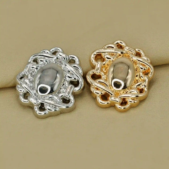 Baroque Scrollwork Button | 31mm & 25mm