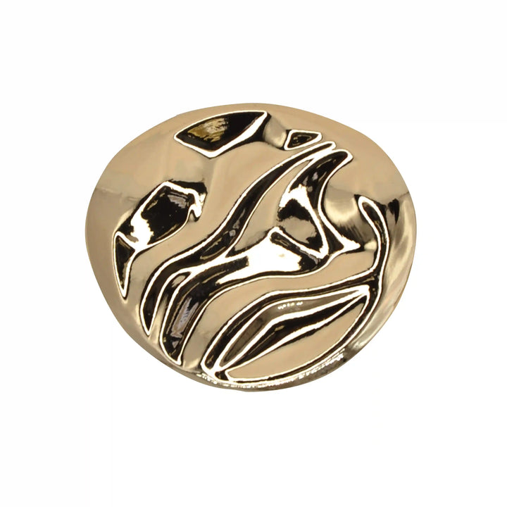 Fluid Ripples Metal Buttons | 18mm (28L), 23mm (36L) & 30mm (47L)