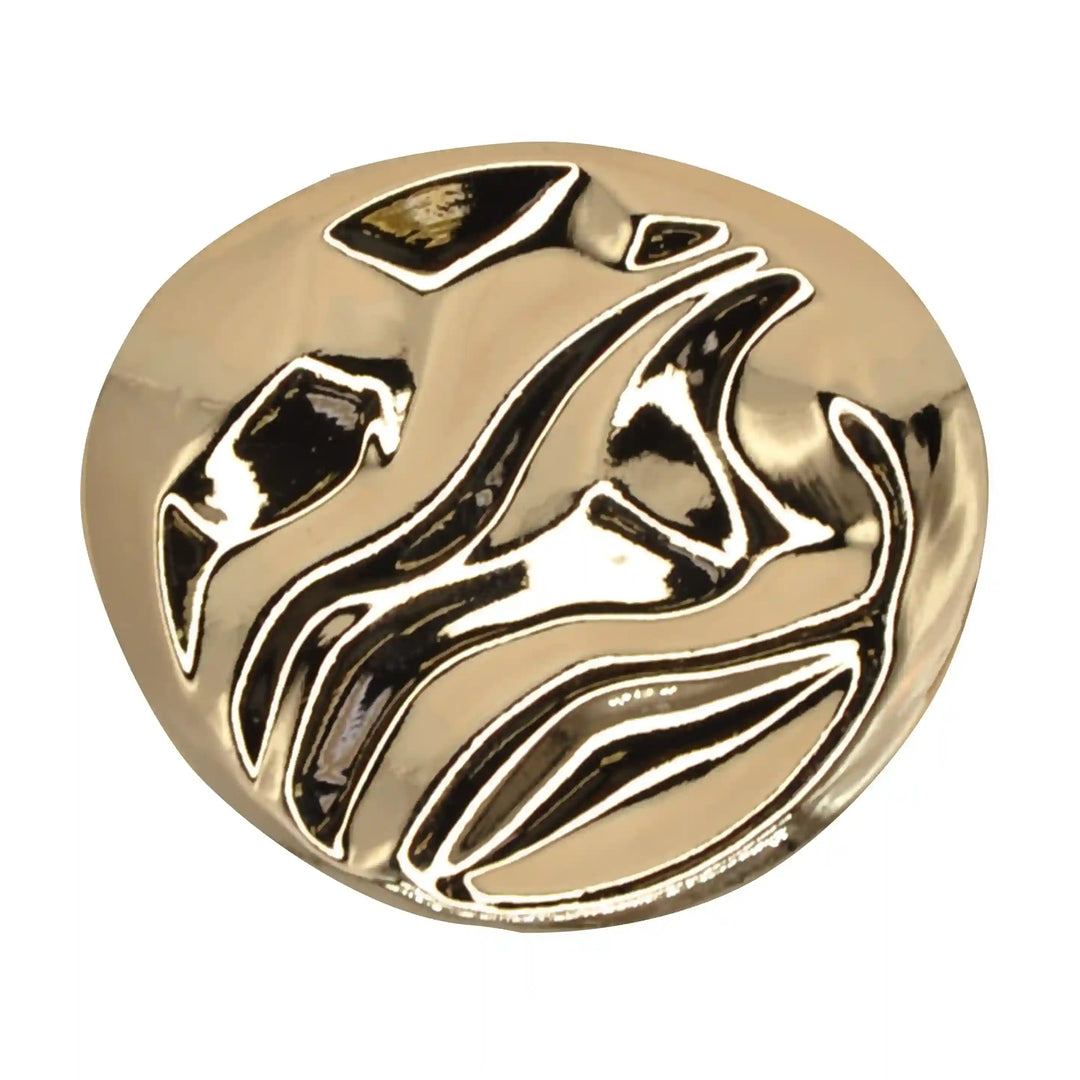 Fluid Ripples Metal Buttons | 18mm (28L), 23mm (36L) & 30mm (47L)