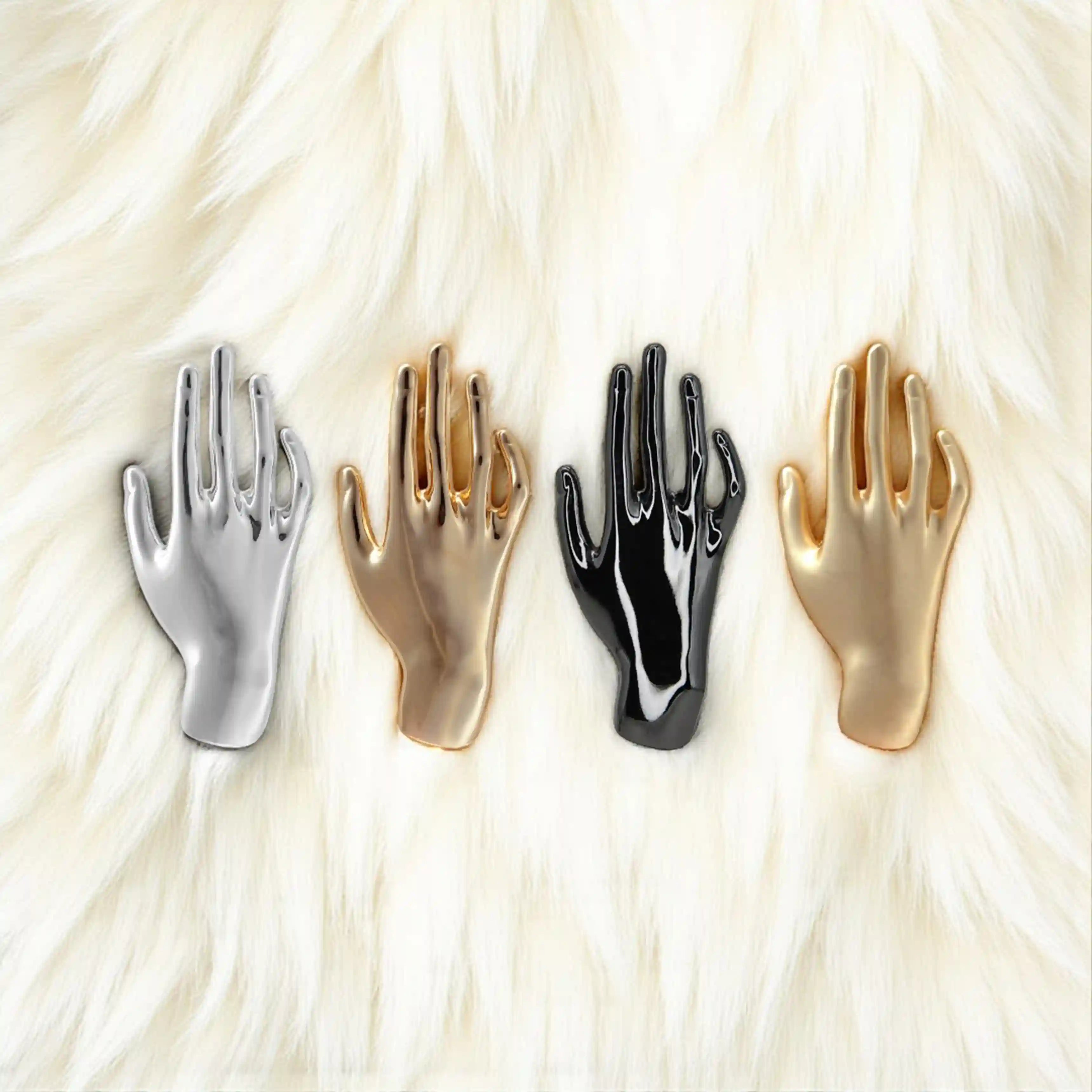 Hand Style Novelty Metal Buttons – Ani Accessories