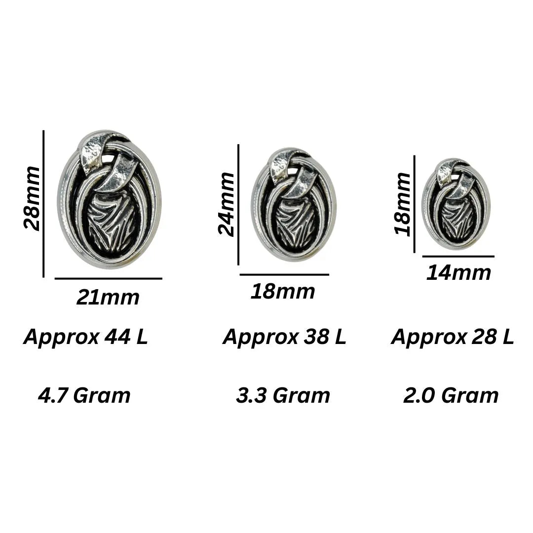 Woven Loop Buttons | 28mm, 24mm & 18mm(28L)