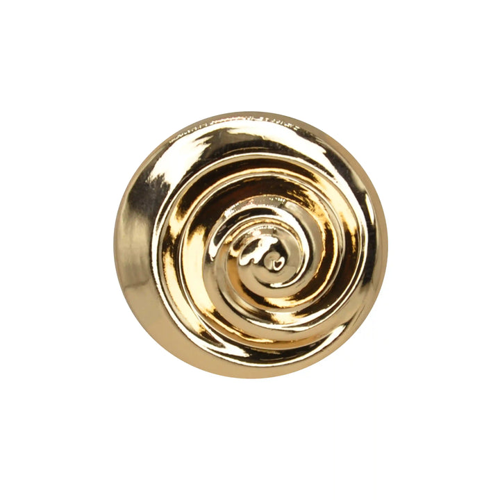 Spiral Style Metal Buttons | 23mm, 18mm & 15mm