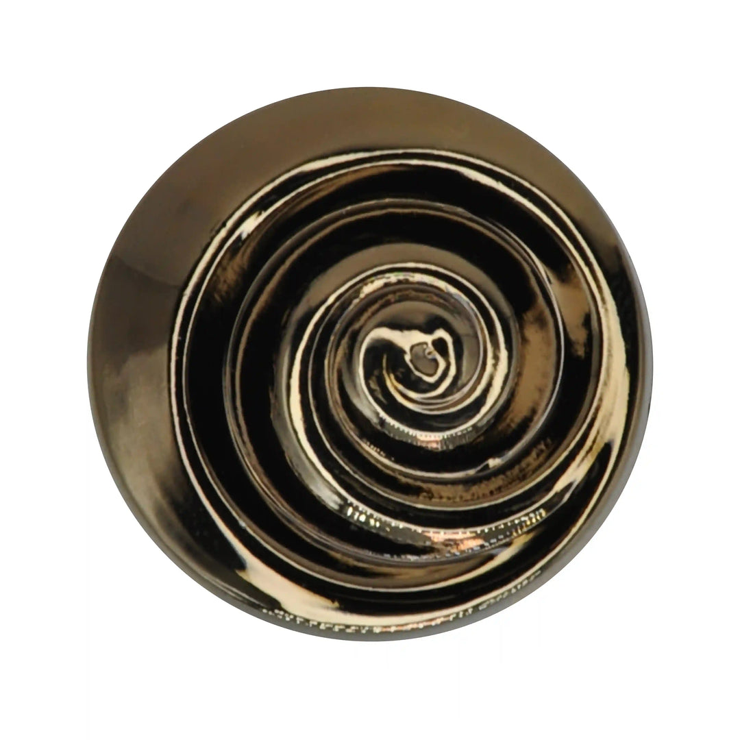 Spiral Style Metal Buttons | 23mm, 18mm & 15mm