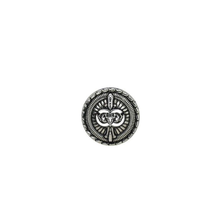 Fleur-de-Lis Medallion Button | 23mm & 18mm