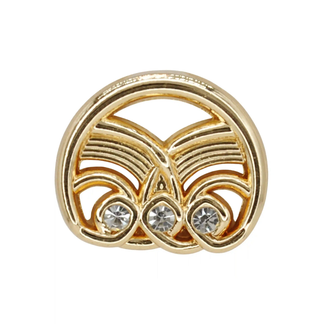 Molten Rhinestone Button | 23mm & 18mm