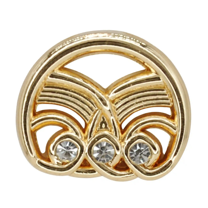 Molten Rhinestone Button | 23mm & 18mm