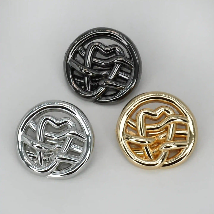 Nautical Rope Monogram Button | 28mm & 18mm