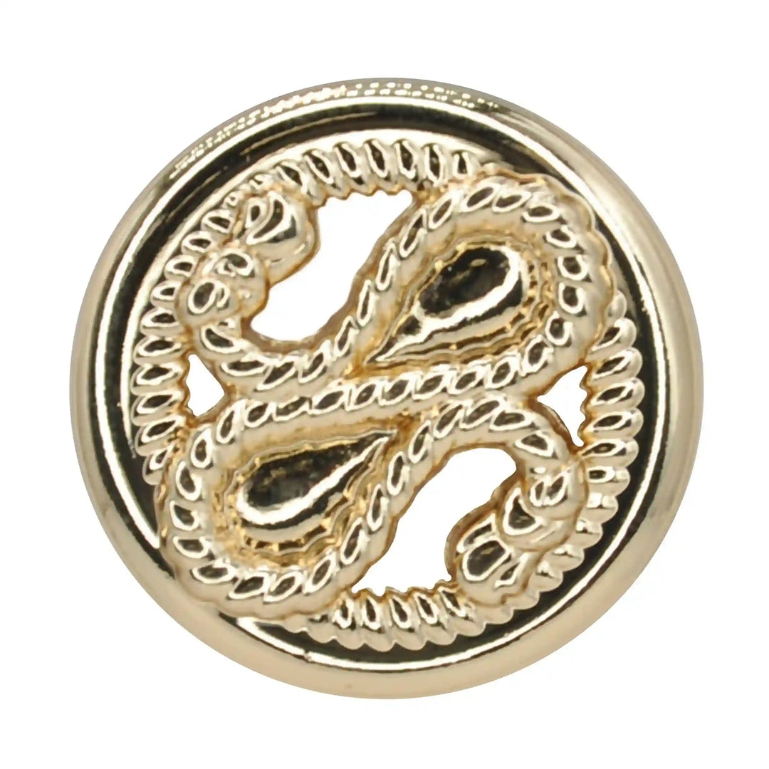 Intertwined Rope Monogram Button | 23mm & 18mm