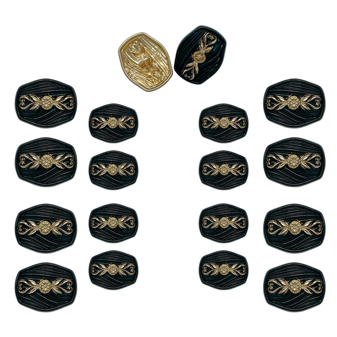 Metal Buttons for Clothing and Crafts