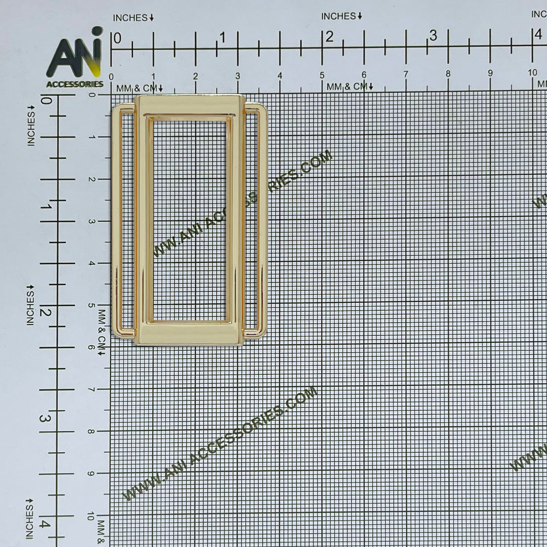 Metal Double Bar Buckle