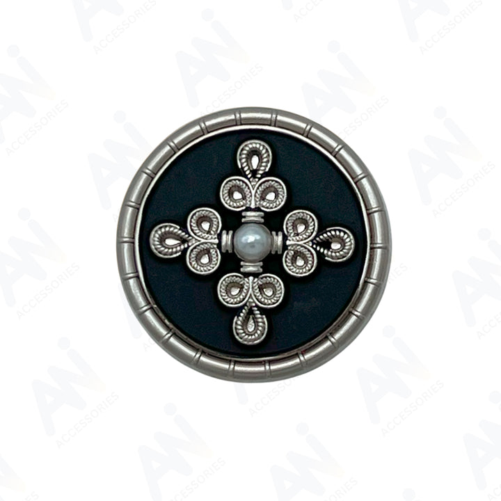 Elegant Pearl Metal Buttons for Clothing