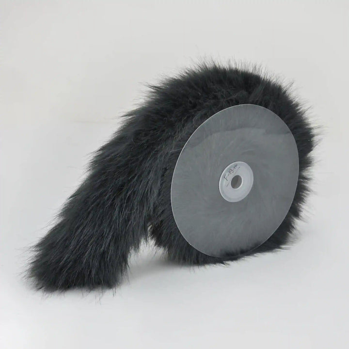 Black Fur Lace | 2 Meters
