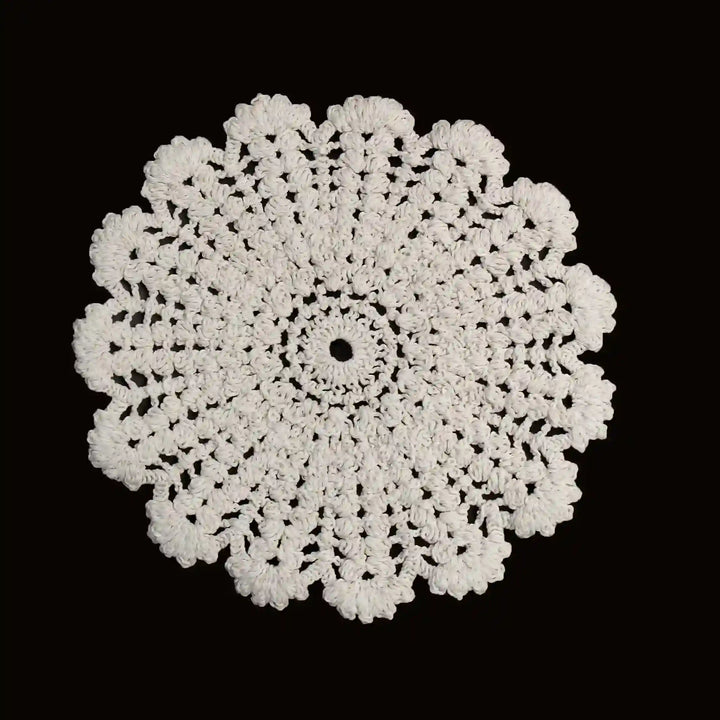 Cut Work Floral Style Cotton Patch
