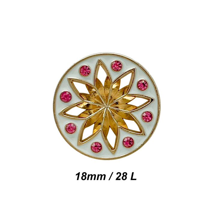 Elegant Star Metal Buttons