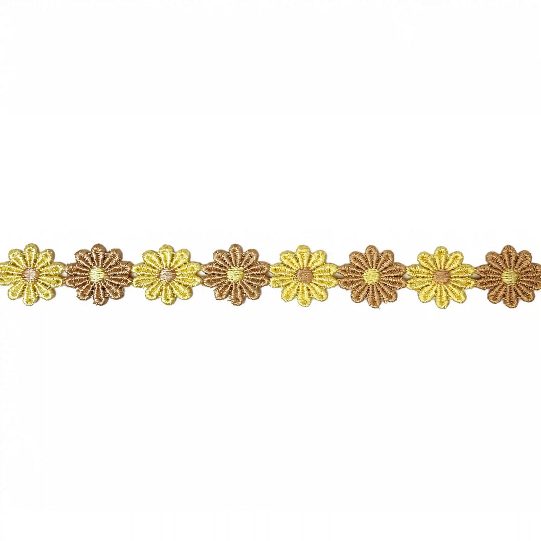 Yellow Daisy Trim Lace