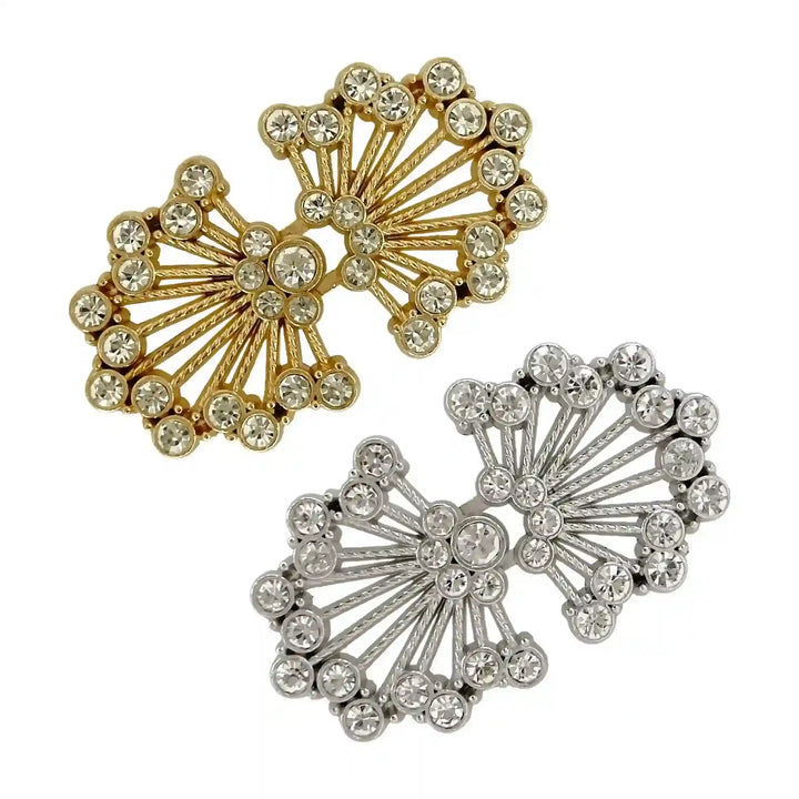Rhinestone Frog Closure Buttons