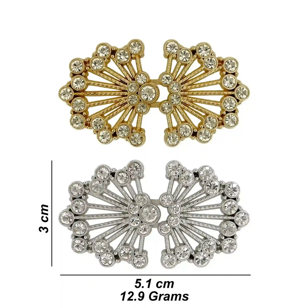 Rhinestone Frog Closure Buttons