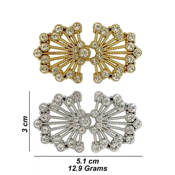 Rhinestone Frog Closure Buttons