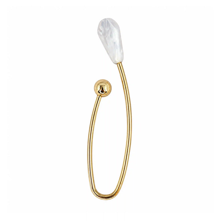 Baroque Pearl Open Wire Brooch