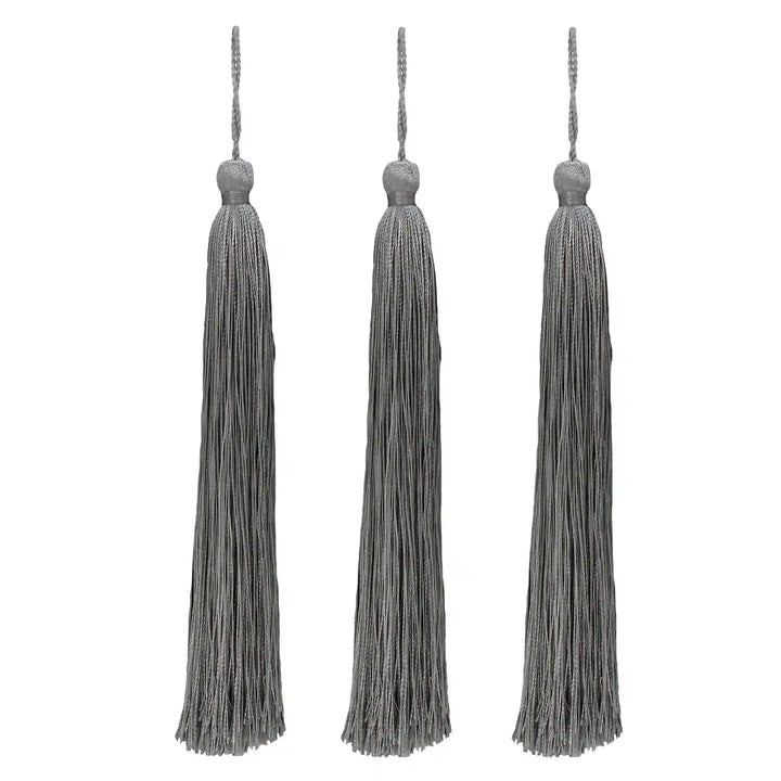 Charcoal Grey Tassel