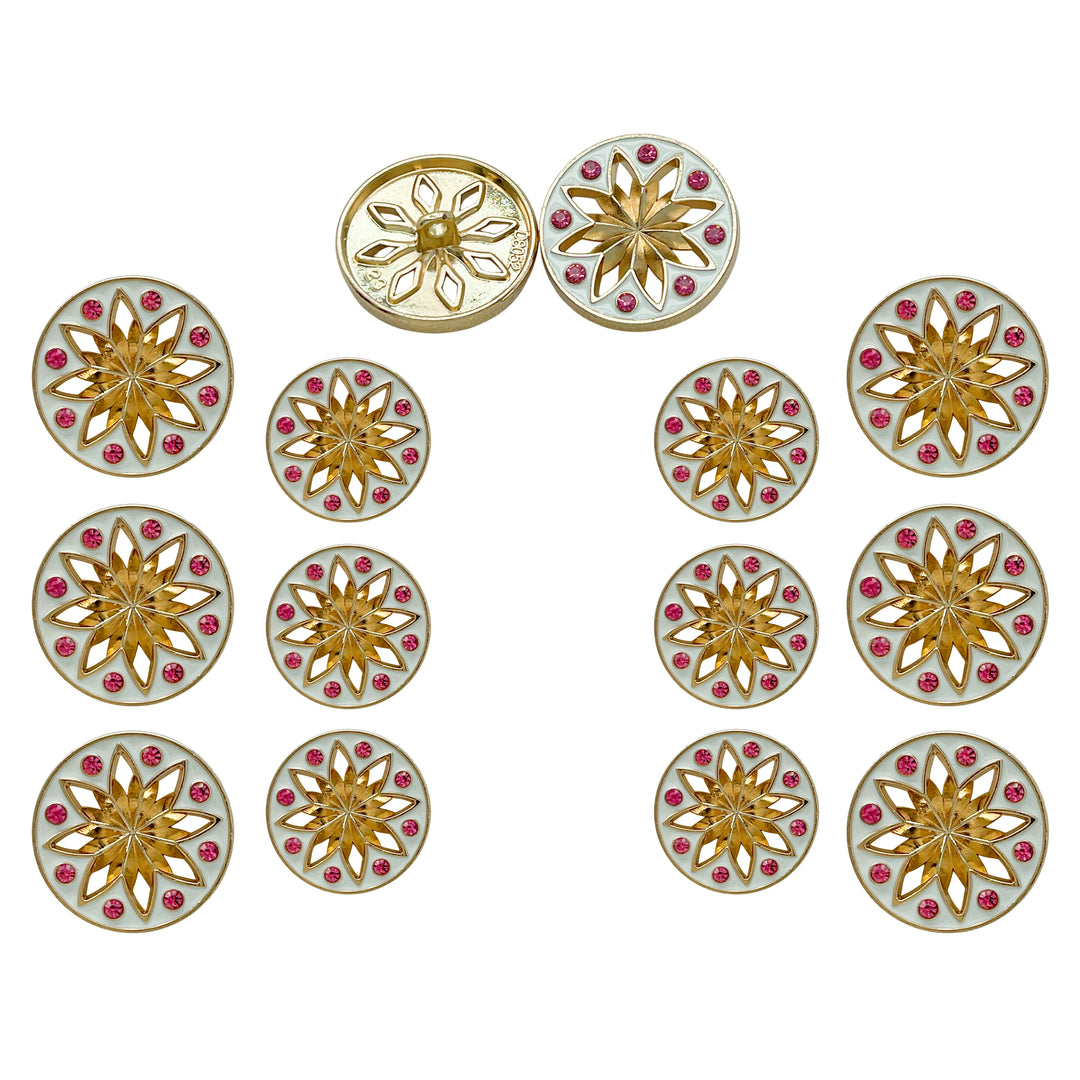 Elegant Star Metal Buttons