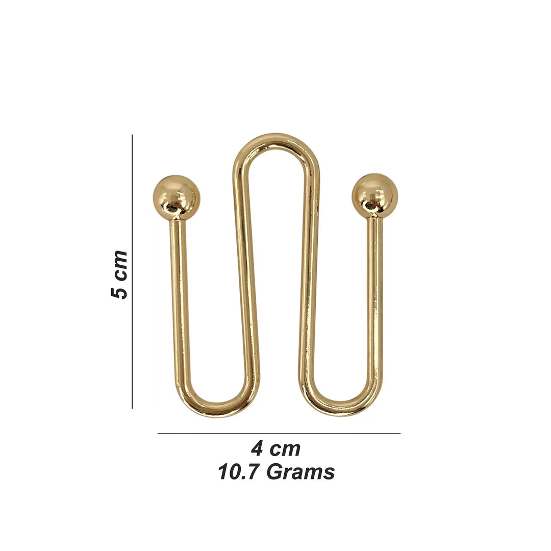 Double Loop Metal Buckle
