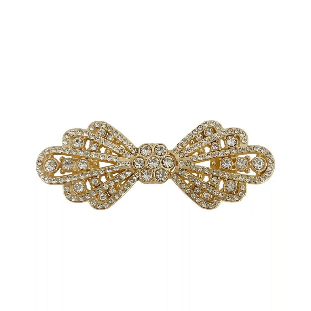 Victorian Filigree Crystal Metal Frog Closure Buttons