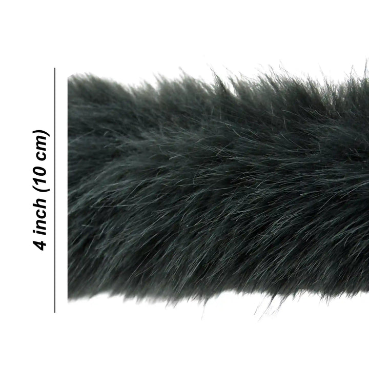 Black Fur Lace | 2 Meters