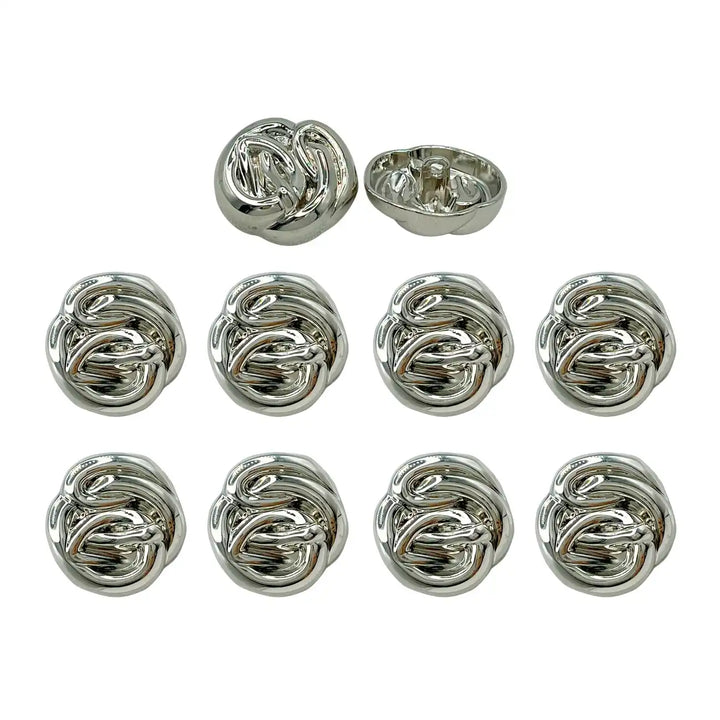 Modern Design Shank Metal Buttons | 15mm, 18mm & 23mm