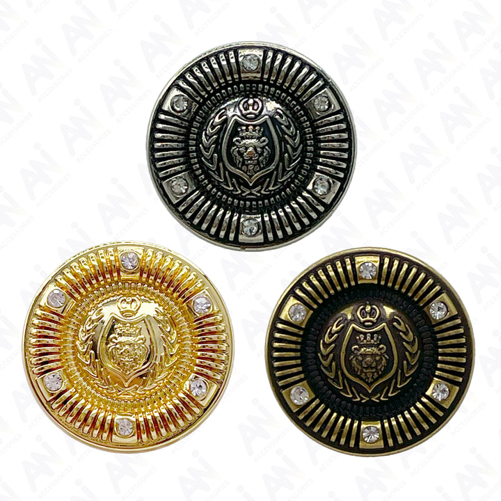 Stylish Decorative Metal Buttons