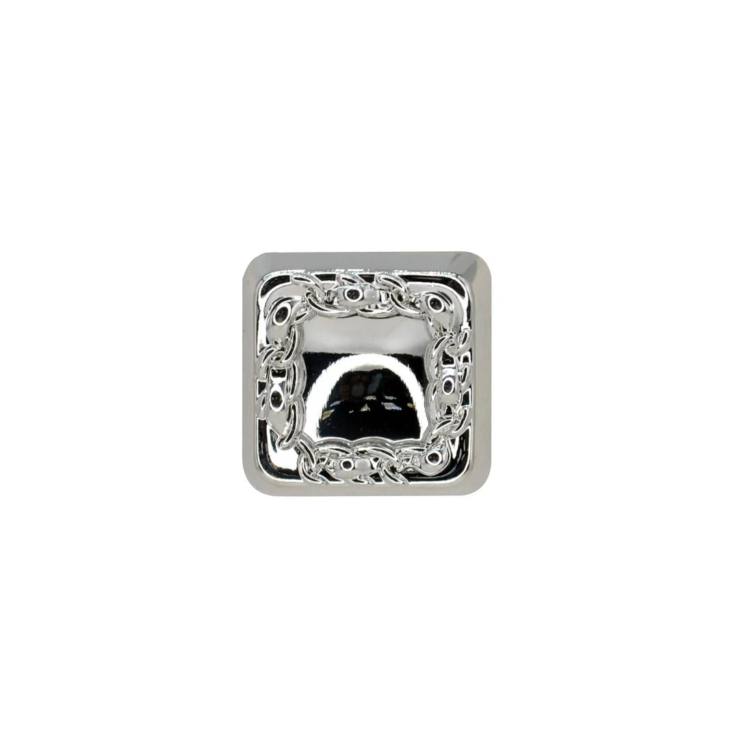 Square Metal Buttons | 15mm(24L),18mm(28L) & 20mm(31L)
