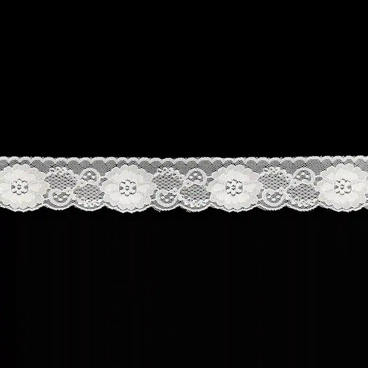 Wide Bloom Pattern Trim Lace | SKU-37