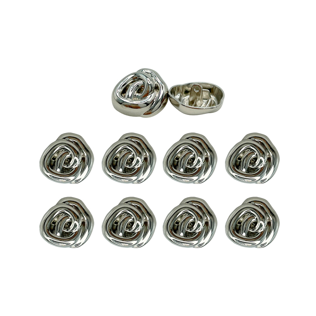 Floral Style Button for Clothing and Accessories